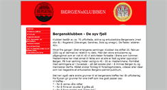 Desktop Screenshot of bergensklubben.com